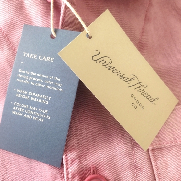 Universal Thread Broiler Jumpsuit NWT Size: 0, Pink - Picture 5 of 6